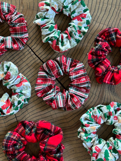 the original upcycled scrunchie - festive - 1