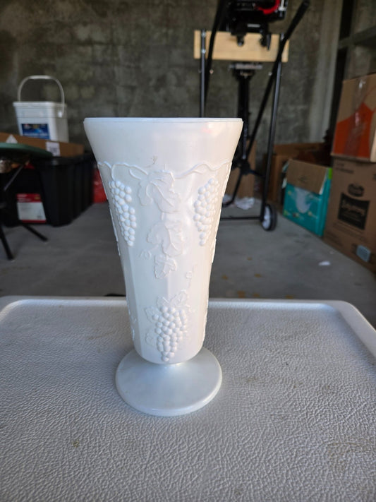 White Glass Vase - 1