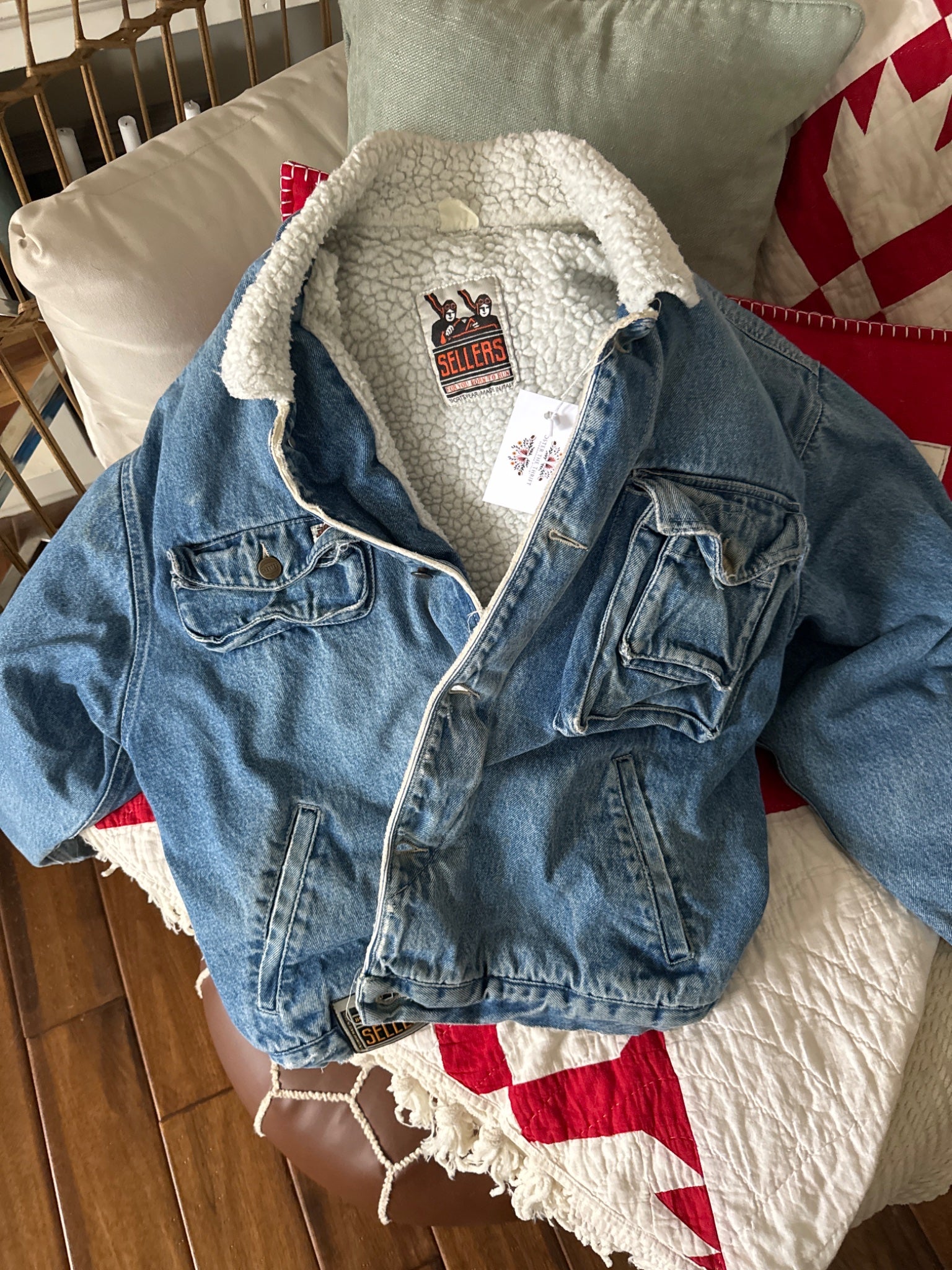 Vintage denim jacket - 1