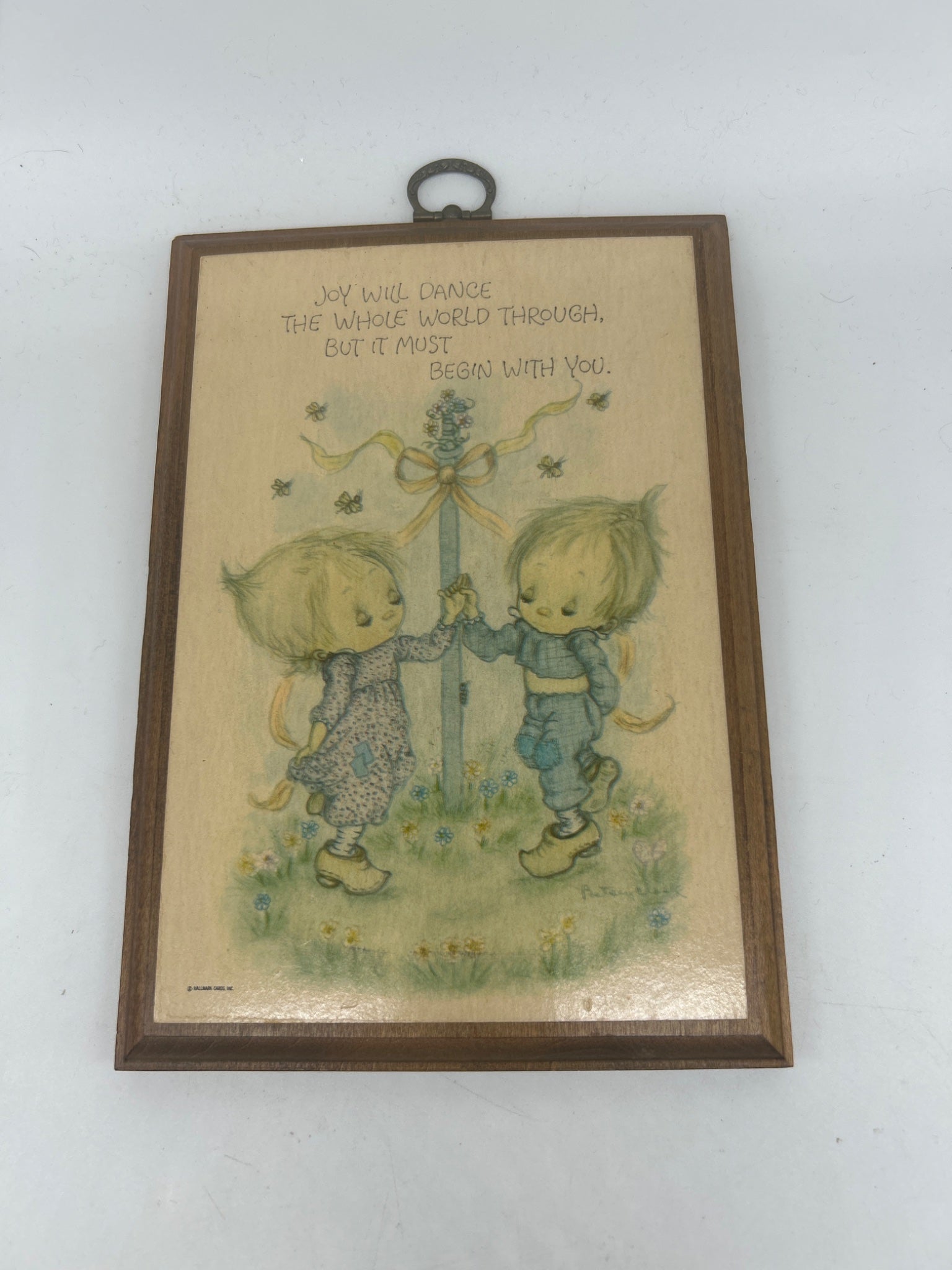 70s Hallmark Friendship Plaque - 1