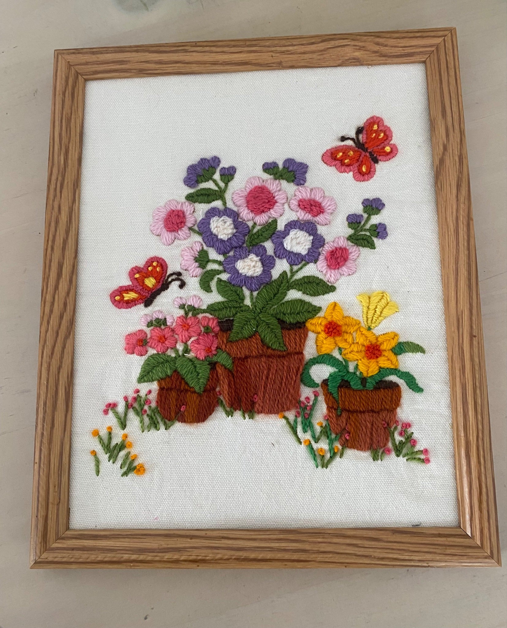 Butterflies and Floral Cross Stitch - 1