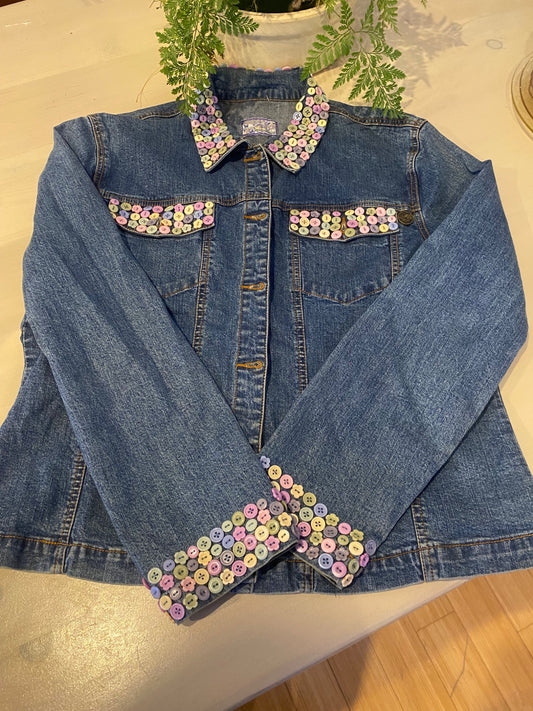 April Cornell Jean Jacket with Button detail - 1