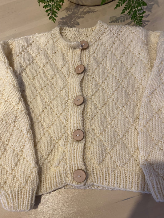 Cropped Wool Sweater - 1