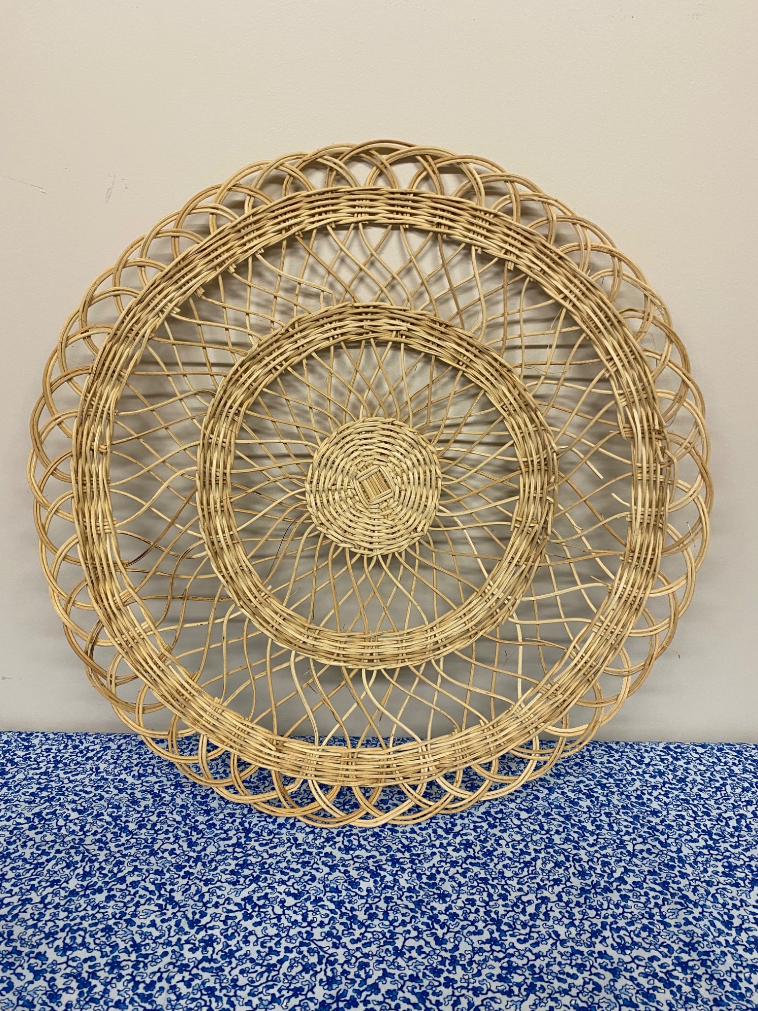 wicker wall trivet - 1