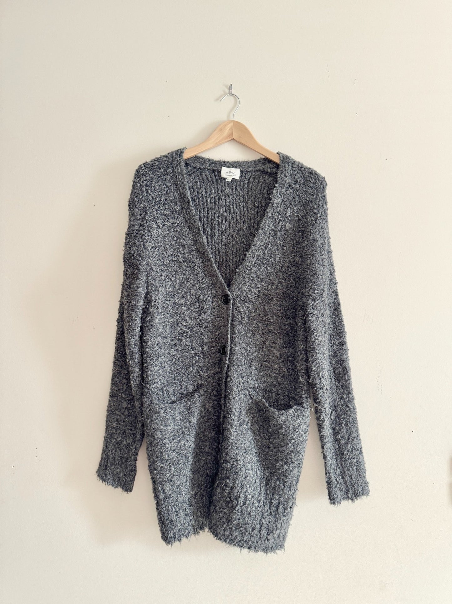 Wilfred Grey Chunky Cardigan - 1