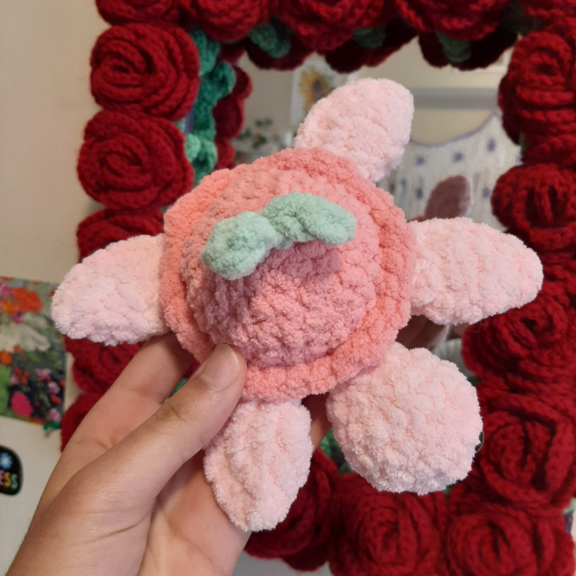 Strawberry Turtle Plushie - 3