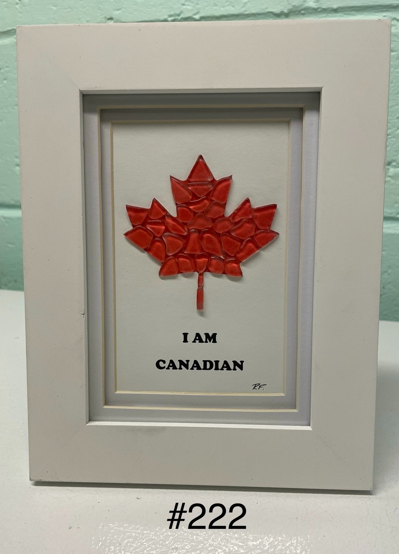 I Am Canadian clear/red  #222 - 1