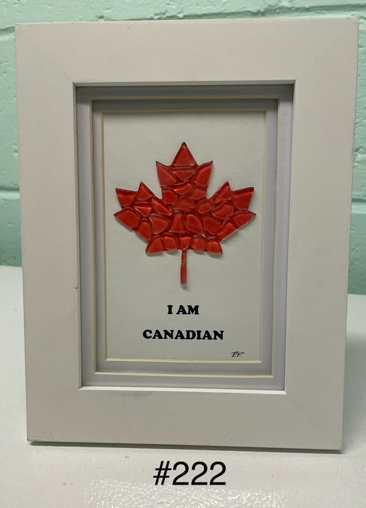 I Am Canadian clear/red  #222 - 1