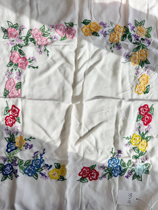Embroidered Table Cloth - 1