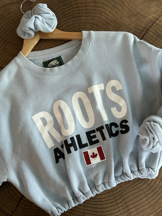 the roots baby blue crew set - 1