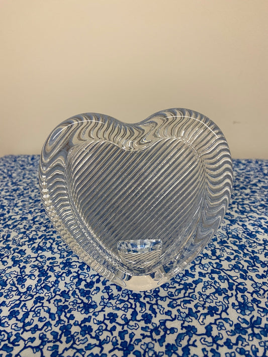 vintage heart glass photo frame - 1