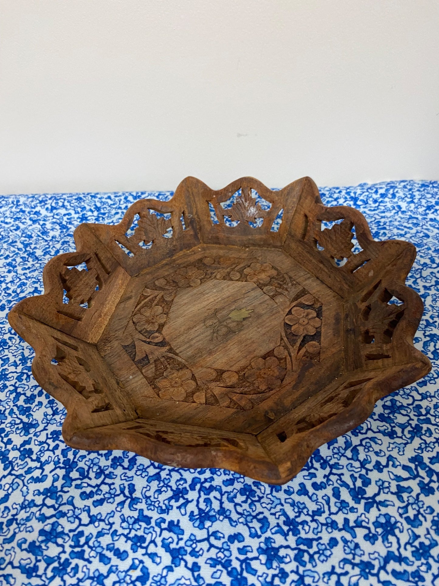 rosewood circle wooden tray - 2