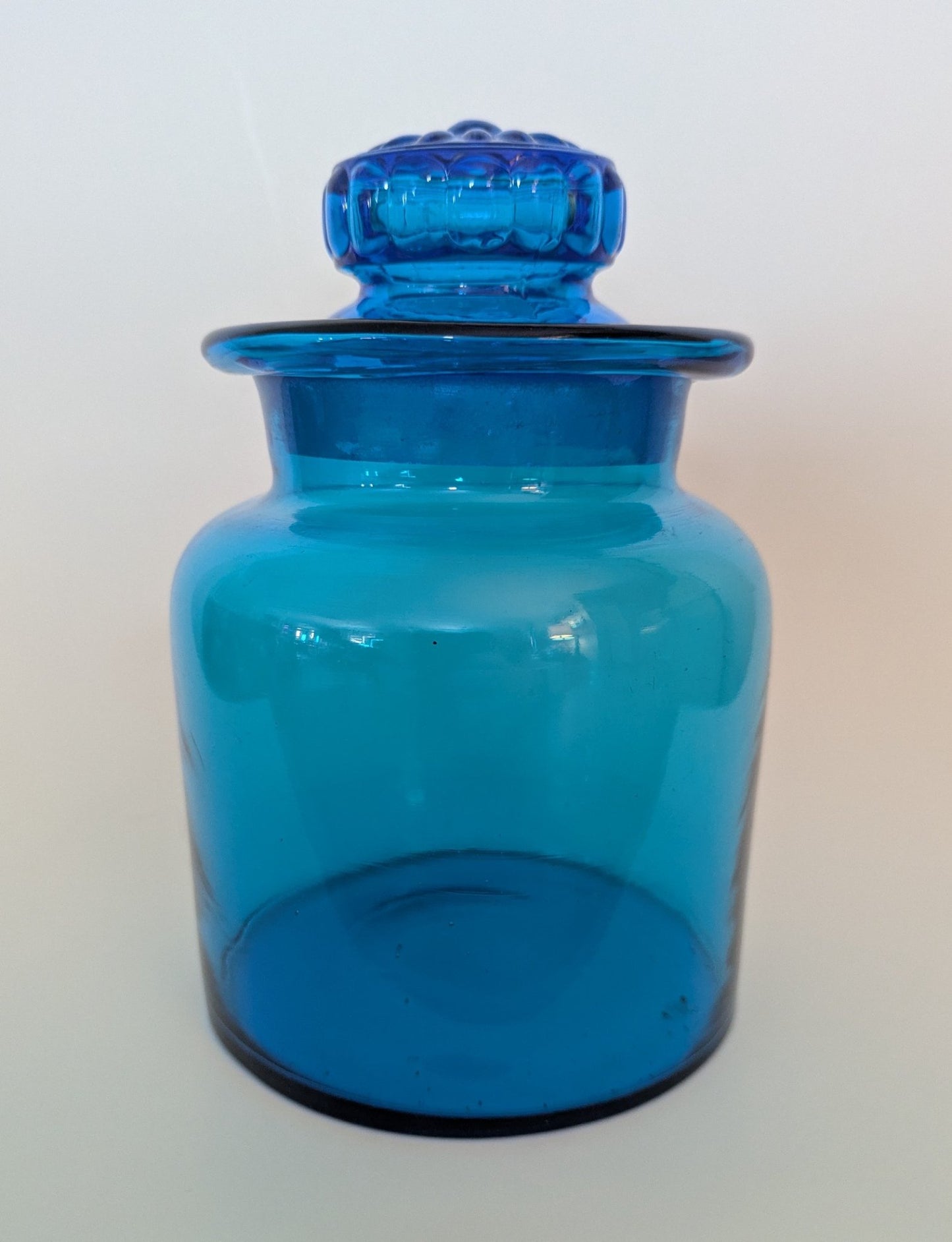 Vintage Takahashi Blue Canister Apothecary Jar - 1