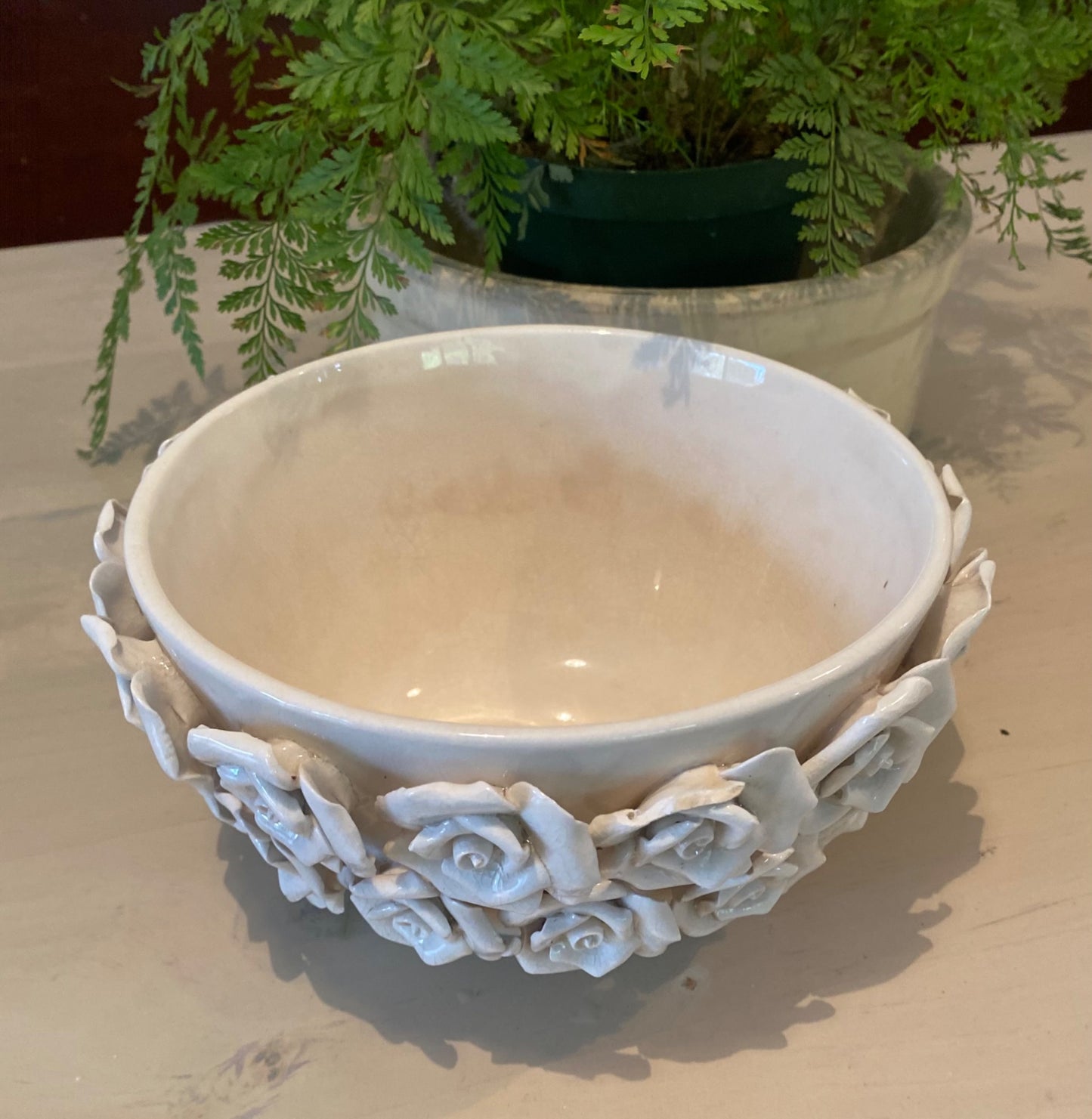 Vintage Italian Rose Bowl