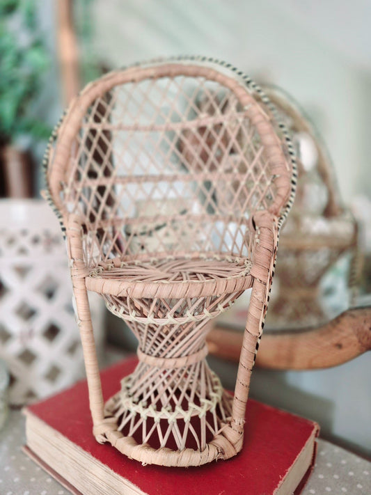 Boho plant chair small