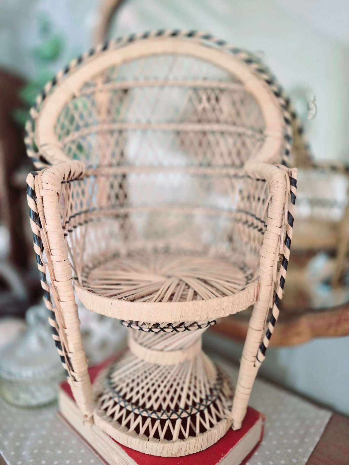 Boho plant chair large