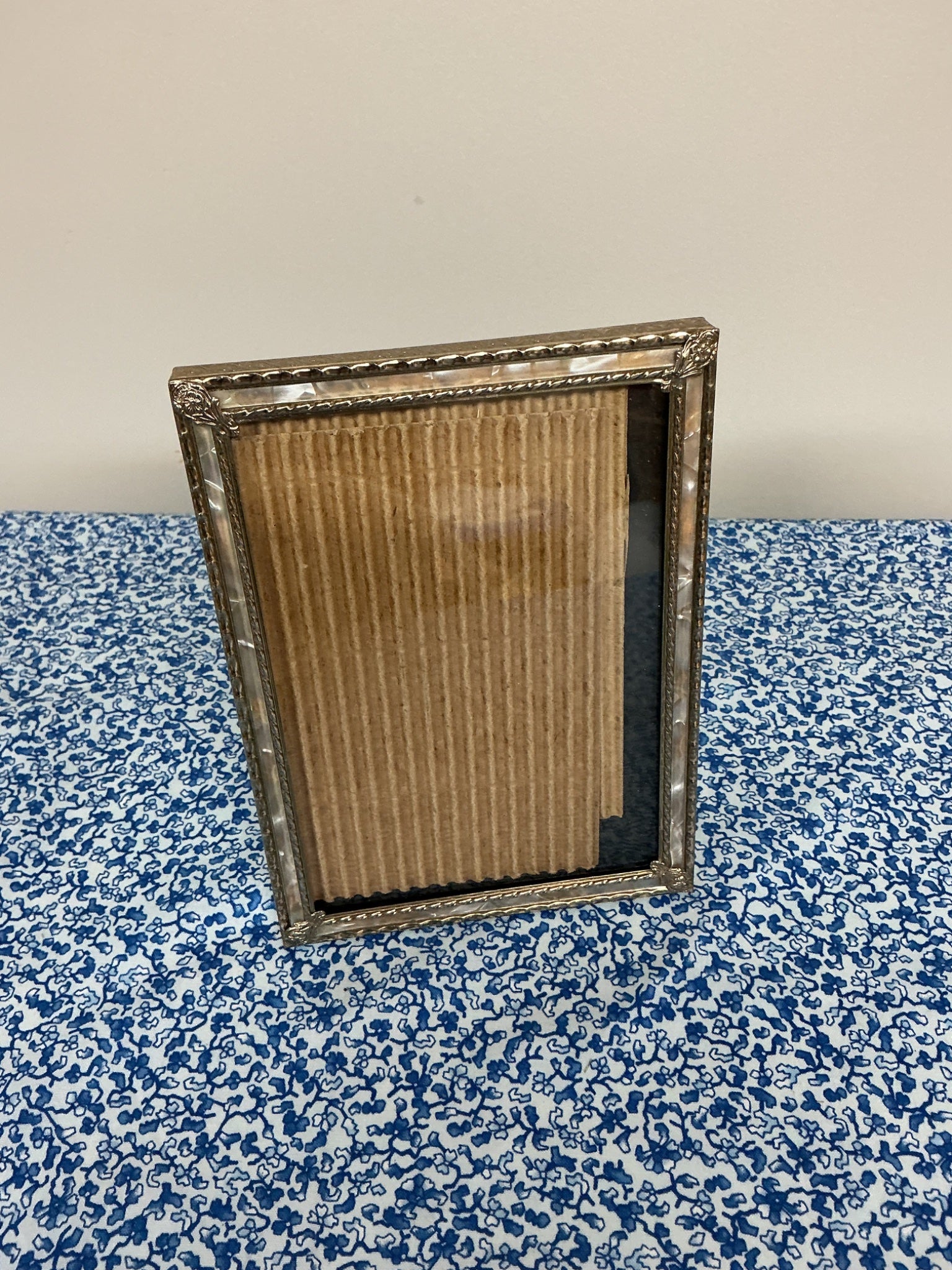 5x7’ brass and shell frame – Duck & Dodo