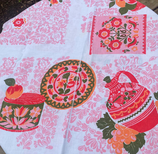 Vintage Wine Tablecloth