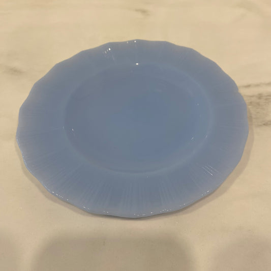 Delphite Blue Pyrex Side Plate