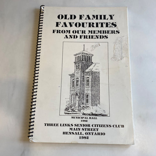 Three Links Senior Citizens Club Cookbook