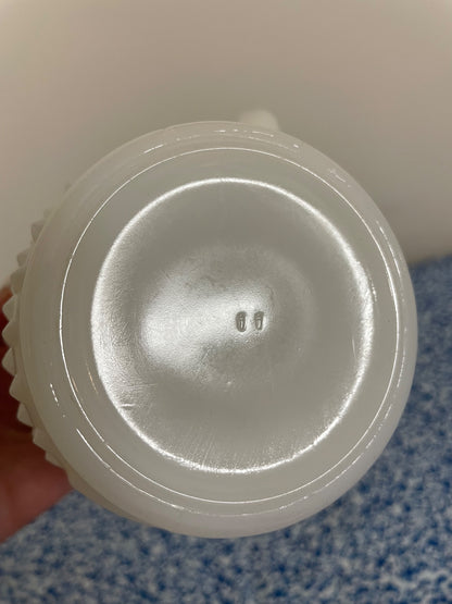 mini milk glass pitcher