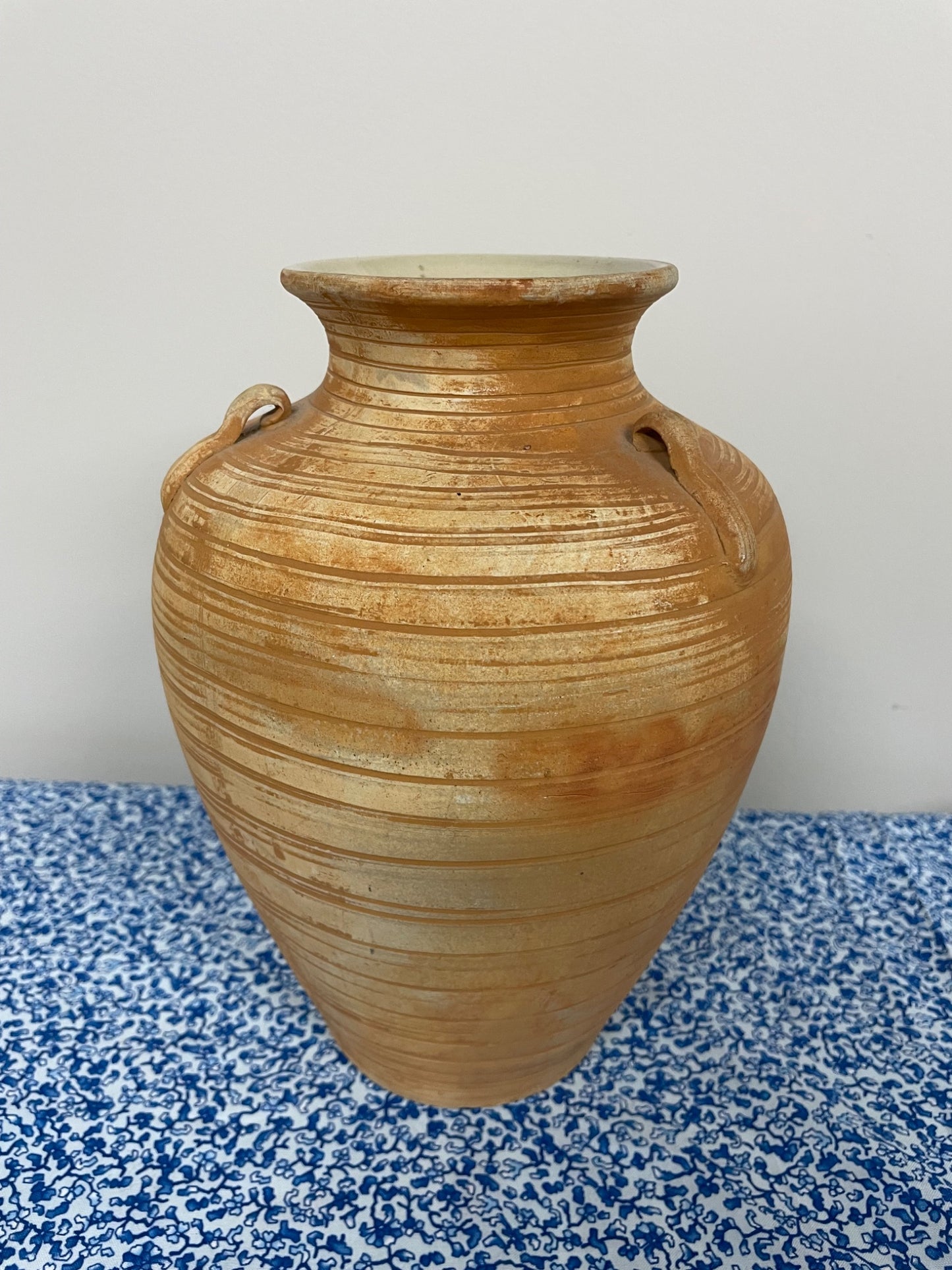vintage clay pottery vase