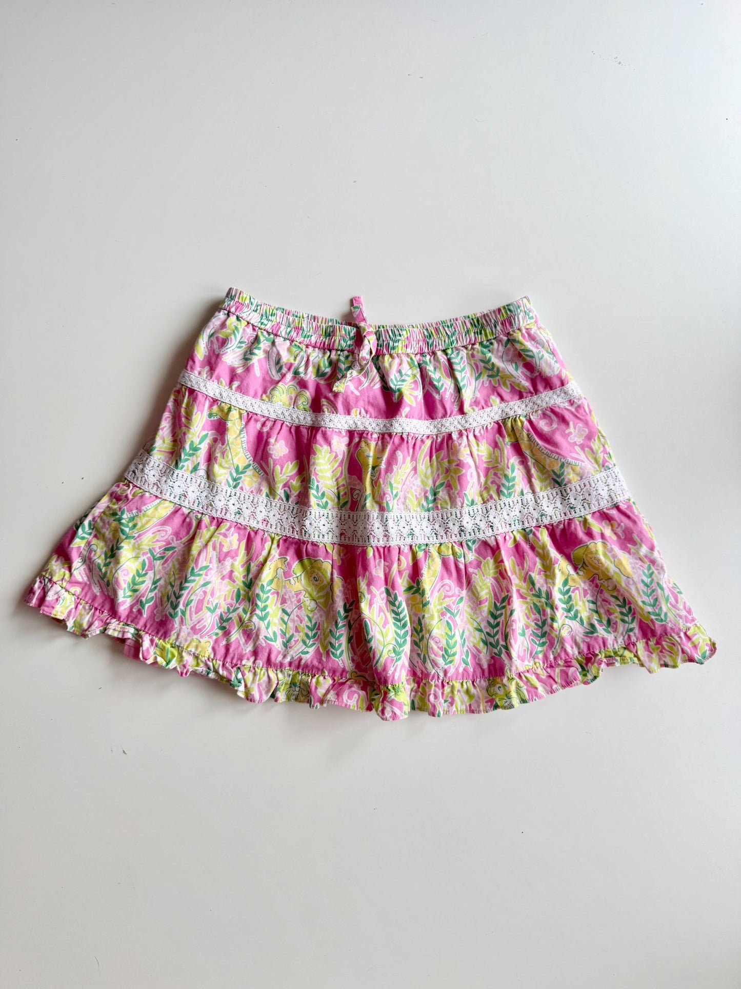 0519 Lilly Pulitzer floral skirt