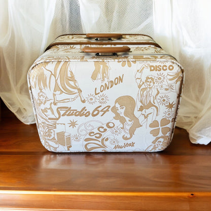 Disco Themed Suitcase Set