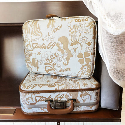 Disco Themed Suitcase Set
