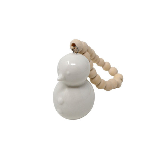 Ceramic Snowman Ornament