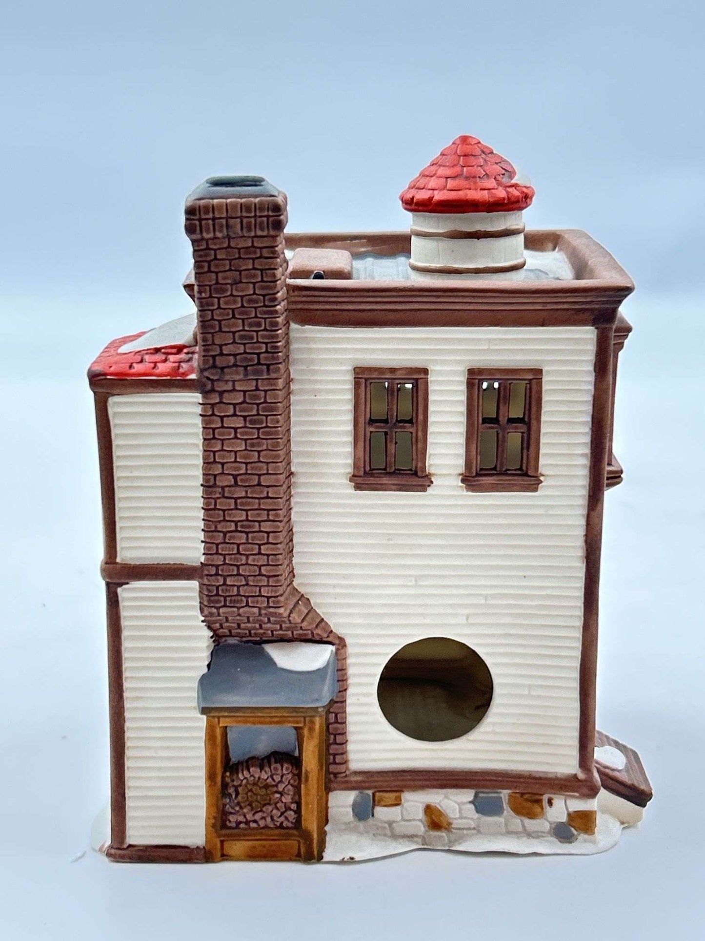 Ben's Barbershop Ceramic Light Up House