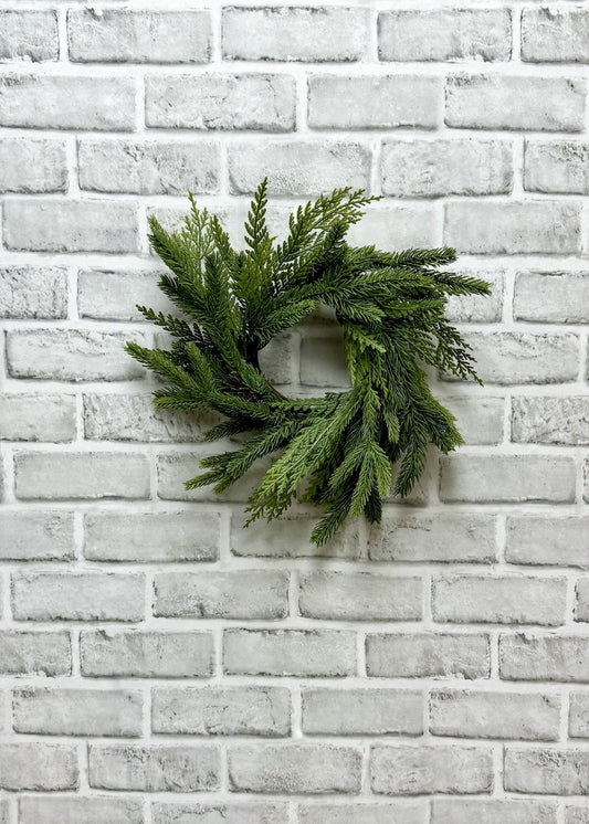 3.5" Spruce and Cedar Candle Ring