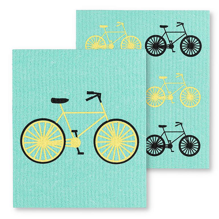 Bicycle Dishcloths-set of two