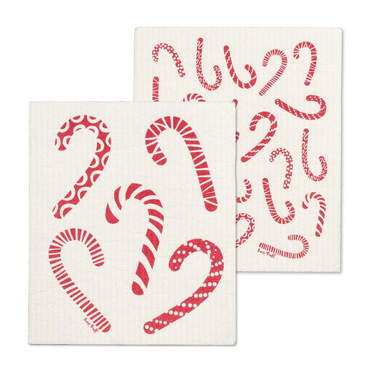 Candycane Dishcloths