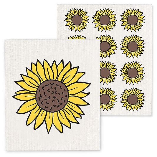 Sunflowers Dishcloths - Set of 2