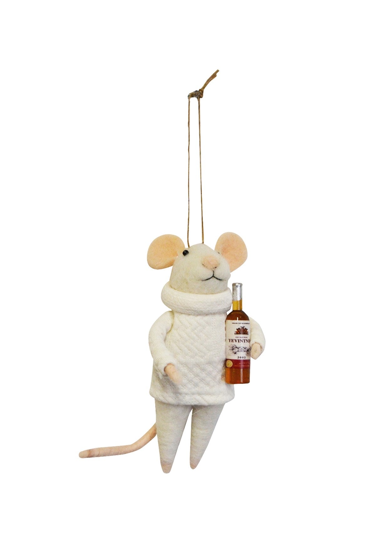 Mouse with Wine Bottle