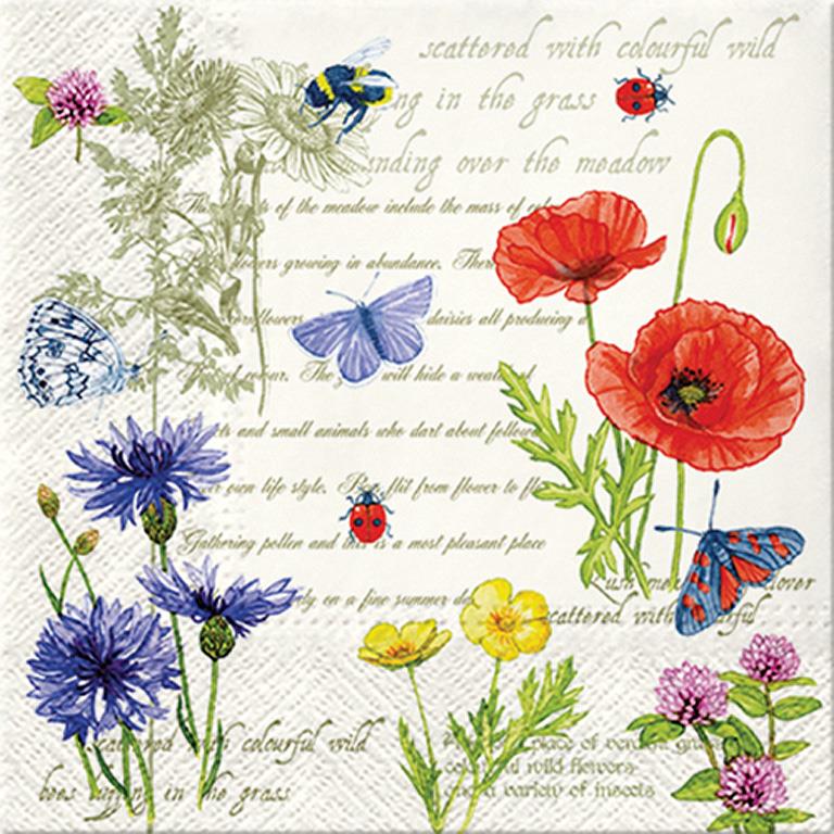 Vintage Summer Napkins