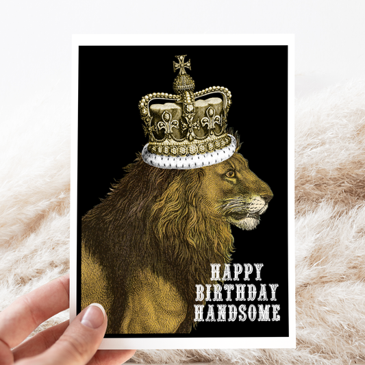 Birthday Card. Happy Birthday Handsome