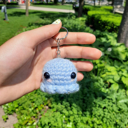 Blue Octo Keychain