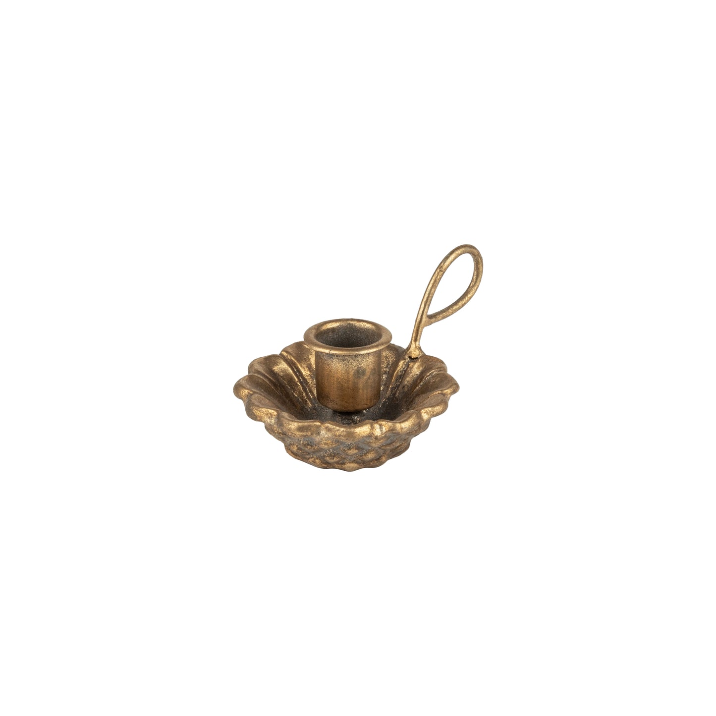 Pewter Candle Holder 4"