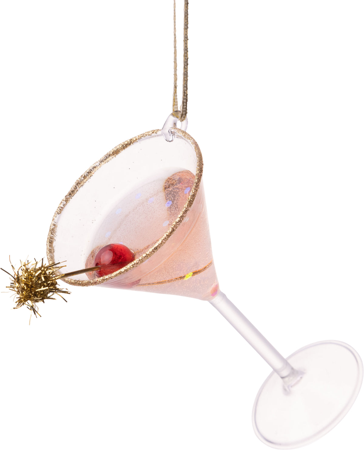 Clear martini glass Ornament