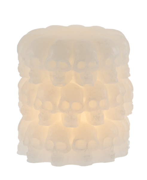LED skull Candle