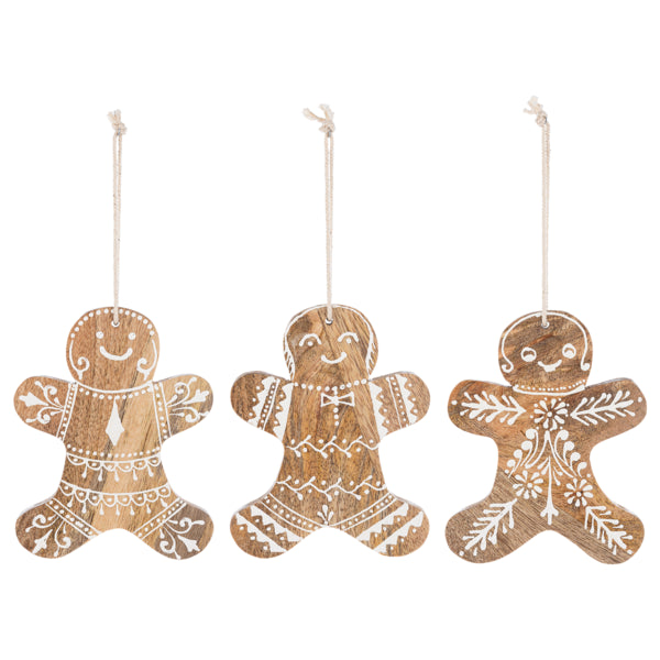 Hand Painted Gingerbread Ornament