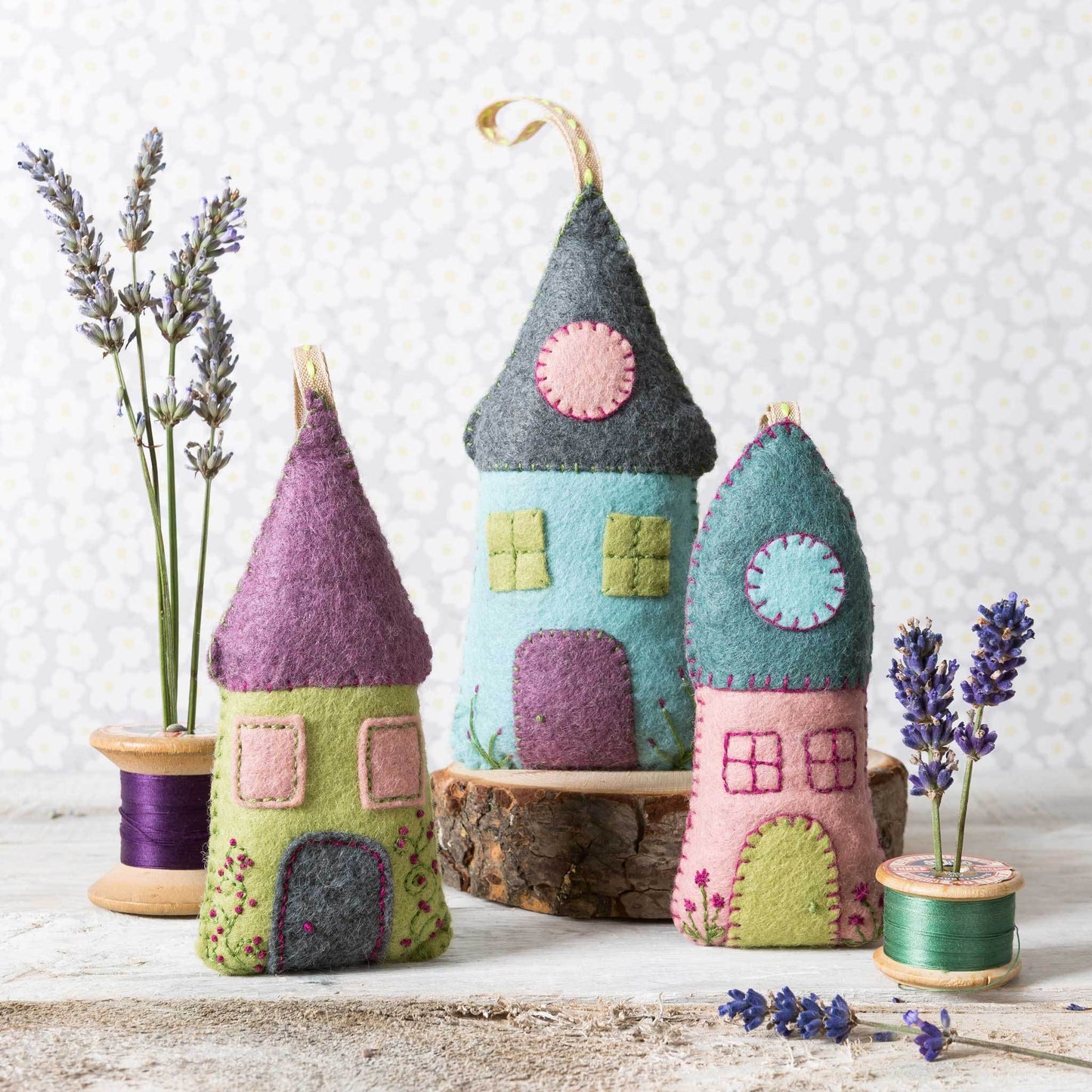 Lavender Houses Felt Craft Kit