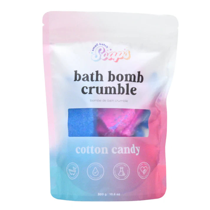 Cotton Candy Bath Bomb Crumble