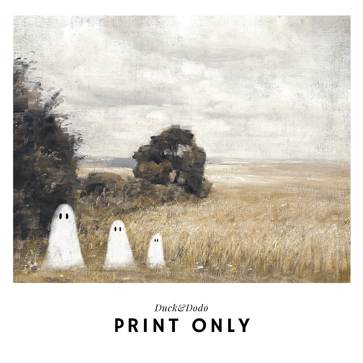 Ghost family in Wheat field