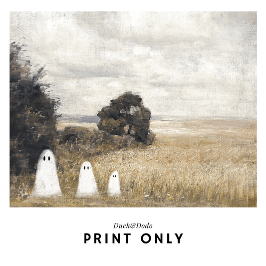 Ghost family in Wheat field