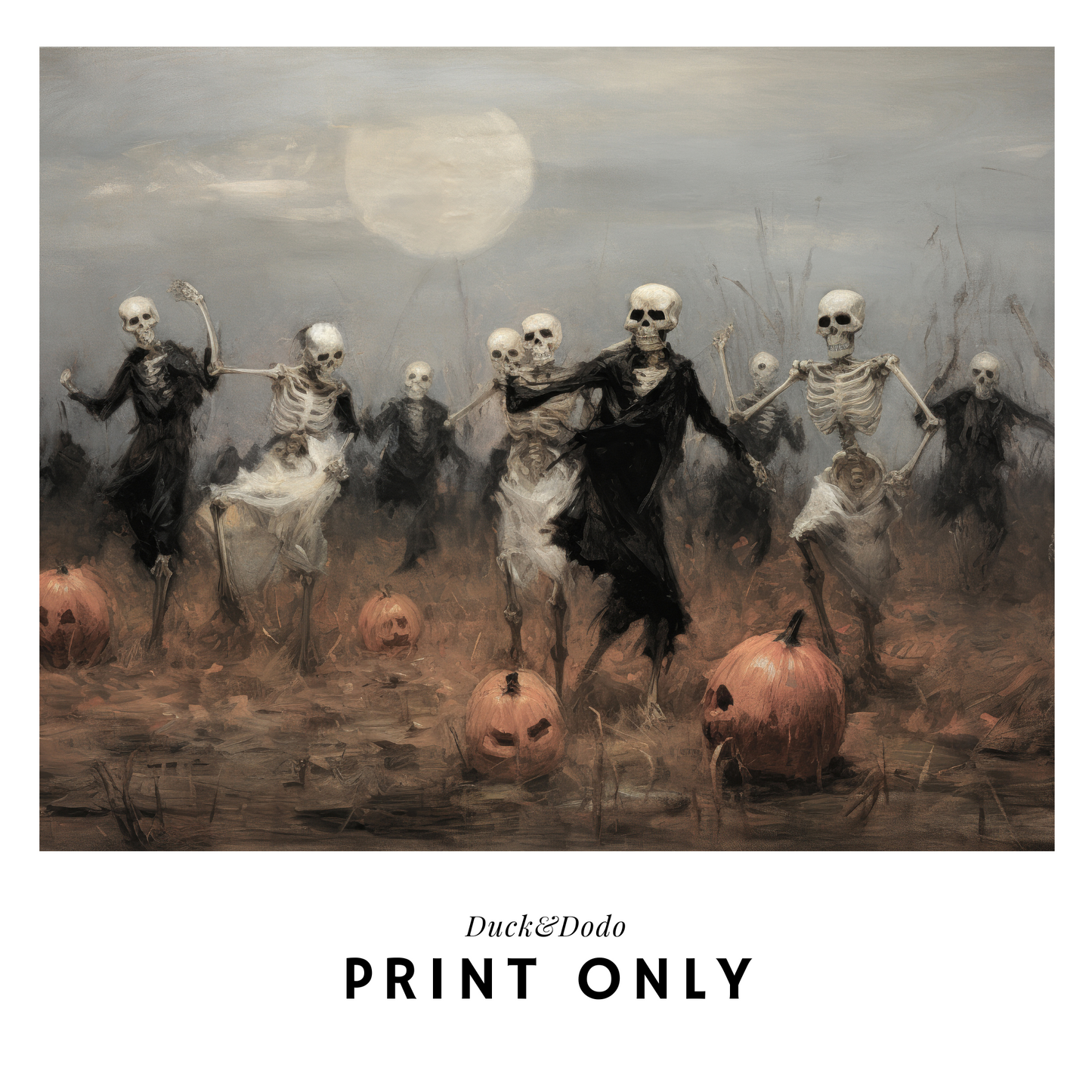 Dancing Ghouls Print