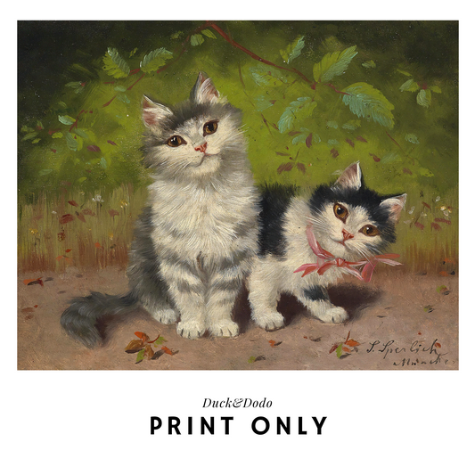 Vintage Kitten Print