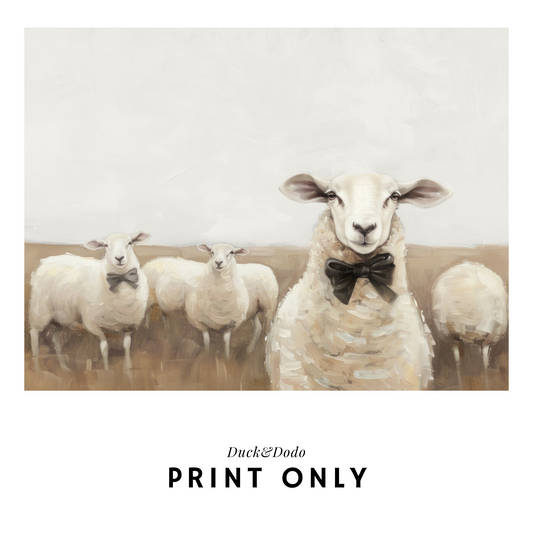 Dapper Sheep Print